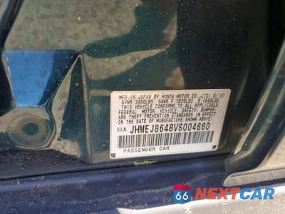 Zdjęcie 12 z 12 samochodu: 1997 HONDA CIVIC EX VIN:JHMEJ8648VS004660 - miniatura