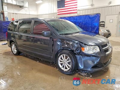 Czwarte zdjęcie samochodu z boku: 2014 DODGE GRAND CARAVAN SXT VIN:2C4RDGCG3ER128579 - miniatura