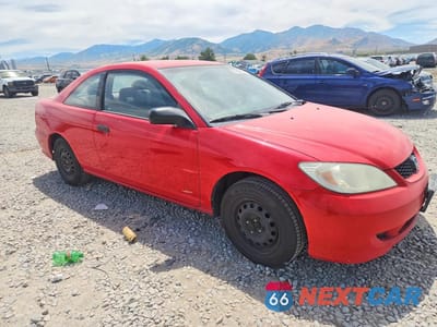 Czwarte zdjęcie samochodu z boku: 2005 HONDA CIVIC DX VP VIN:1HGEM22125L069713 - miniatura