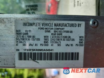 Zdjęcie 13 z 13 samochodu: 2021 FORD F59 VIN:1F65F5KN9M0A04941 - miniatura
