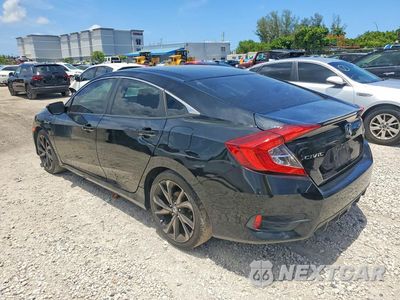 Drugie zdjęcie samochodu z przodu: 2019 HONDA CIVIC SPORT VIN:19XFC2F82KE045333 - miniatura