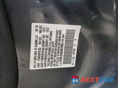 Zdjęcie 13 z 13 samochodu: 2010 HONDA ODYSSEY TOURING VIN:5FNRL3H95AB018905 - miniatura