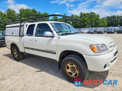 Czwarte zdjęcie samochodu z boku: 2003 TOYOTA TUNDRA ACCESS CAB SR5 VIN:5TBBN44133S382958 - miniatura