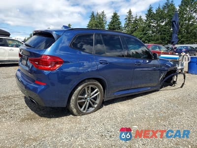 Trzecie zdjęcie samochodu z tyłu: 2019 BMW X3 XDRIVEM40I VIN:5UXTS3C55K0Z04248 - miniatura
