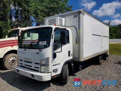 Drugie zdjęcie samochodu z przodu: 2014 ISUZU NQR REFRIGERATED BOX TRUCK VIN:JALE5W166E7901660 - miniatura