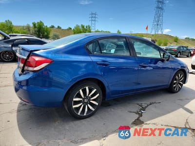 Trzecie zdjęcie samochodu z tyłu: 2015 HONDA CIVIC EXL VIN:2HGFB2F90FH512319 - miniatura