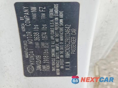 Zdjęcie 13 z 13 samochodu: 2009 HYUNDAI ACCENT SE VIN:KMHCN36C29U134642 - miniatura