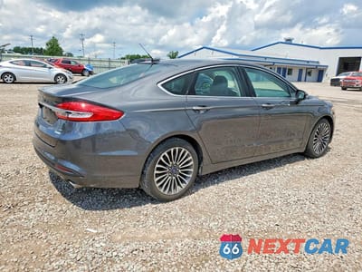 Trzecie zdjęcie samochodu z tyłu: 2018 FORD FUSION SE VIN:3FA6P0HD9JR244461 - miniatura
