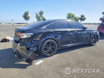 Trzecie zdjęcie samochodu z tyłu: 2019 HONDA ACCORD SPORT VIN:1HGCV1F31KA160649 - miniatura