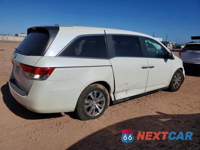 Trzecie zdjęcie samochodu z tyłu: 2014 HONDA ODYSSEY EXL VIN:5FNRL5H64EB130845 - miniatura