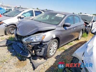 2019 NISSAN SENTRA SV 3N1AB7AP9KY455203 - główne zdjęcie licytacji z USA - miniatura