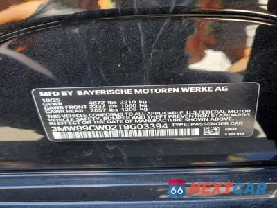 Zdjęcie 12 z 12 samochodu: 2026 BMW 330XI VIN:3MW89CW02T8G03394 - miniatura