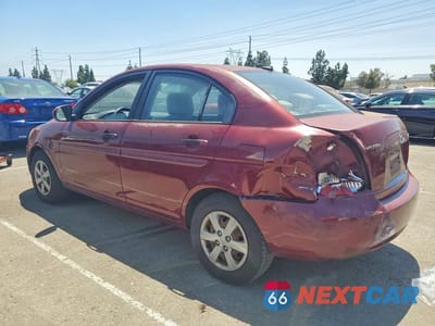 Trzecie zdjęcie samochodu z tyłu: 2010 HYUNDAI ACCENT GLS VIN:KMHCN4AC6AU423069 - miniatura