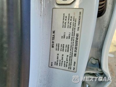 Zdjęcie 12 z 12 samochodu: 2019 TESLA MODEL 3 VIN:5YJ3E1EA7KF401491 - miniatura