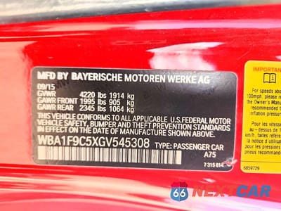 Zdjęcie 12 z 12 samochodu: 2016 BMW 228 I SULEV VIN:WBA1F9C5XGV545308 - miniatura