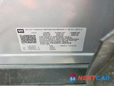 Zdjęcie 13 z 13 samochodu: 2023 GMC TERRAIN SLE VIN:3GKALTEG0PL183419 - miniatura