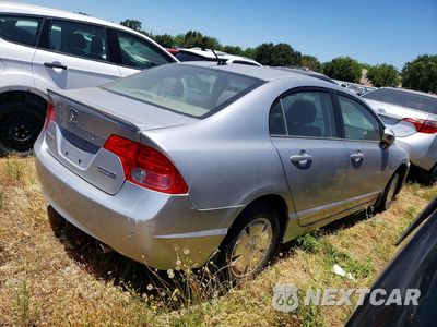 Trzecie zdjęcie samochodu z tyłu: 2006 HONDA CIVIC HYBRID VIN:JHMFA362X6S028689 - miniatura