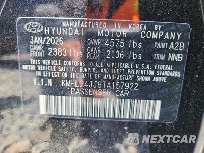 Zdjęcie 13 z 13 samochodu: 2026 HYUNDAI SONATA HYBRID BLUE VIN:KMHL24JJ6TA157922 - miniatura
