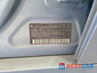 Zdjęcie 12 z 12 samochodu: 2006 BMW 325 I AUTOMATIC VIN:WBAVB17536NK37596 - miniatura