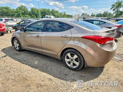 Drugie zdjęcie samochodu z przodu: 2013 HYUNDAI ELANTRA GLS VIN:5NPDH4AE3DH392637 - miniatura