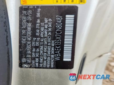 Zdjęcie 12 z 12 samochodu: 2007 BMW 650 I VIN:WBAEK135X7CN80487 - miniatura