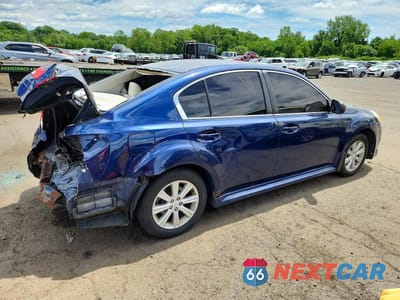 Trzecie zdjęcie samochodu z tyłu: 2011 SUBARU LEGACY 2.5I VIN:4S3BMBA62B3214310 - miniatura
