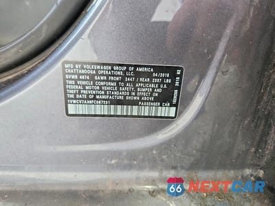 Zdjęcie 12 z 12 samochodu: 2015 VOLKSWAGEN PASSAT SEL VIN:1VWCV7A36FC087231 - miniatura
