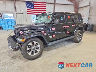 2021 JEEP WRANGLER UNLIMITED SAHARA 1C4HJXEN8MW776117 - główne zdjęcie licytacji z USA - miniatura