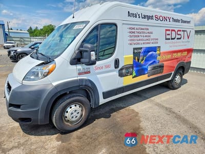 2021 RAM PROMASTER 2500 DELIVERY VAN 3C6ERVDG0ME502639 - główne zdjęcie licytacji z USA - miniatura
