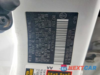 Zdjęcie 12 z 12 samochodu: 2020 TOYOTA AVALON XLE VIN:4T1AZ1FBXLU044752 - miniatura
