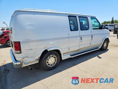 Trzecie zdjęcie samochodu z tyłu: 1997 FORD ECONOLINE E150 VAN VIN:1FDEE1463VHA13292 - miniatura