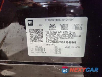 Zdjęcie 14 z 14 samochodu: 2023 CHEVROLET TRAVERSE LT VIN:1GNERGKW5PJ265868 - miniatura