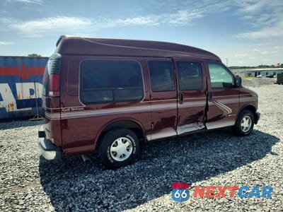 Trzecie zdjęcie samochodu z tyłu: 1997 CHEVROLET EXPRESS G1500 VIN:1GBFG15RXV1016280 - miniatura