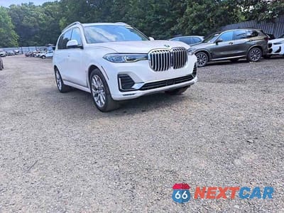 Trzecie zdjęcie samochodu z tyłu: 2019 BMW X7 XDRIVE40I VIN:5UXCW2C54KL082958 - miniatura