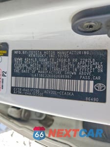 Zdjęcie 12 z 12 samochodu: 2006 TOYOTA CAMRY SE VIN:4T1BE32K66U686987 - miniatura