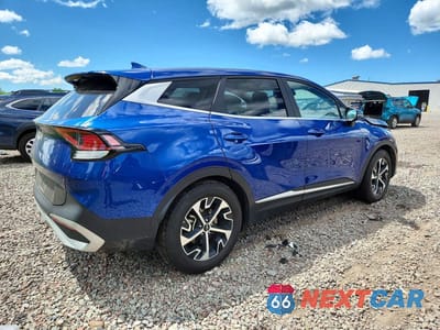 Trzecie zdjęcie samochodu z tyłu: 2023 KIA SPORTAGE EX VIN:5XYK33AF2PG100559 - miniatura