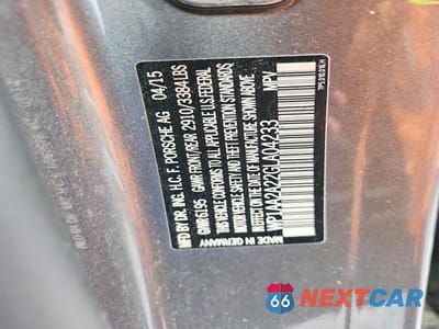 Zdjęcie 13 z 13 samochodu: 2016 PORSCHE CAYENNE VIN:WP1AA2A22GLA04233 - miniatura
