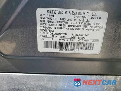 Zdjęcie 12 z 12 samochodu: 2010 INFI G37 COUPE VIN:JN1CV6AR6AM452210 - miniatura