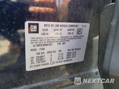 Zdjęcie 12 z 12 samochodu: 2021 CHEVROLET TRAILBLAZER LT VIN:KL79MPS23MB091923 - miniatura
