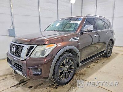 2017 NISSAN ARMADA PLATINUM JN8AY2NE3H9700829 - główne zdjęcie licytacji z USA - miniatura