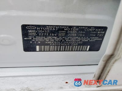 Zdjęcie 13 z 13 samochodu: 2017 HYUNDAI IONIQ BLUE VIN:KMHC65LC2HU031295 - miniatura
