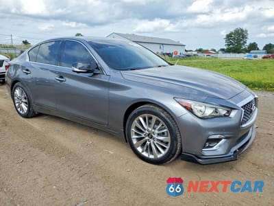 Czwarte zdjęcie samochodu z boku: 2021 INFINITI Q50 LUXE VIN:JN1EV7BR9MM752101 - miniatura