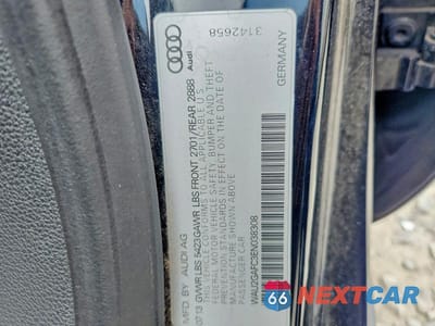 Zdjęcie 12 z 12 samochodu: 2014 AUDI A7 PRESTIGE VIN:WAU2GAFC3EN038308 - miniatura