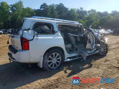 Trzecie zdjęcie samochodu z tyłu: 2008 INFINITI QX56 BASE VIN:5N3AA08C68N910494 - miniatura