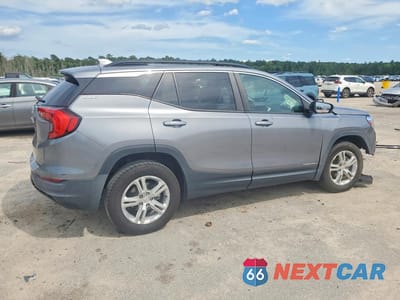 Trzecie zdjęcie samochodu z tyłu: 2021 GMC TERRAIN SLE VIN:3GKALMEVXML380727 - miniatura