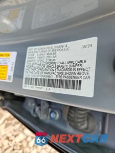 Zdjęcie 13 z 13 samochodu: 2024 HONDA ACCORD HYBRID SPORT-L VIN:1HGCY2F76RA064641 - miniatura