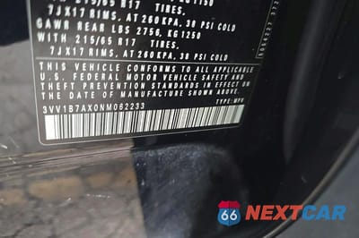 Zdjęcie 10 z 14 samochodu: 2022 VOLKSWAGEN TIGUAN S VIN:3VV1B7AX0NM062233 - miniatura
