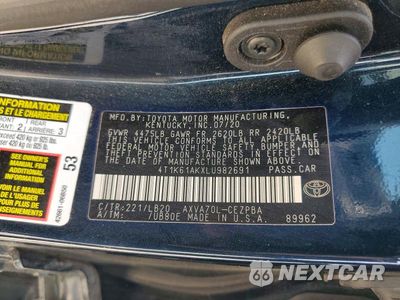 Zdjęcie 13 z 13 samochodu: 2020 TOYOTA CAMRY XSE VIN:4T1K61AKXLU982691 - miniatura