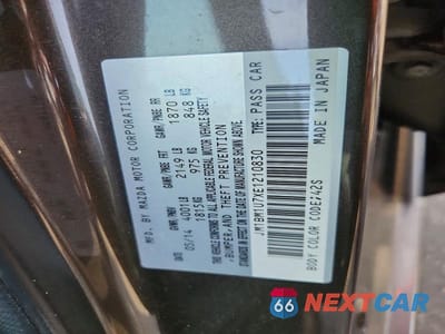 Zdjęcie 12 z 12 samochodu: 2014 MAZDA 3 SPORT VIN:JM1BM1U7XE1210830 - miniatura