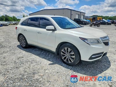 Czwarte zdjęcie samochodu z boku: 2014 ACURA MDX TECHNOLOGY VIN:5FRYD3H66EB001131 - miniatura